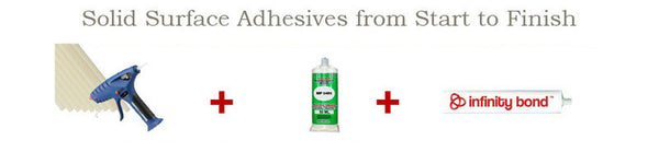 Solid surface adhesives from start to finish