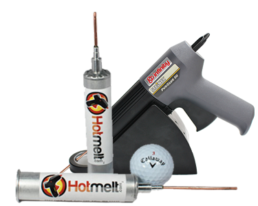 Complete hot melt glue gun kits