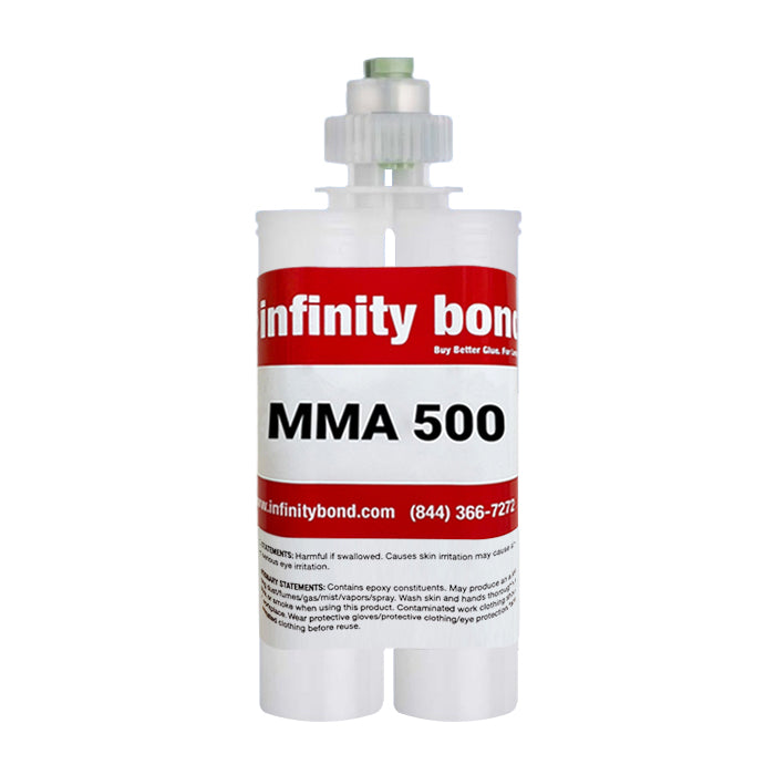 MMA Adhesive for Bonding Difficult Plastics - PP and PE 400ml Cartridge