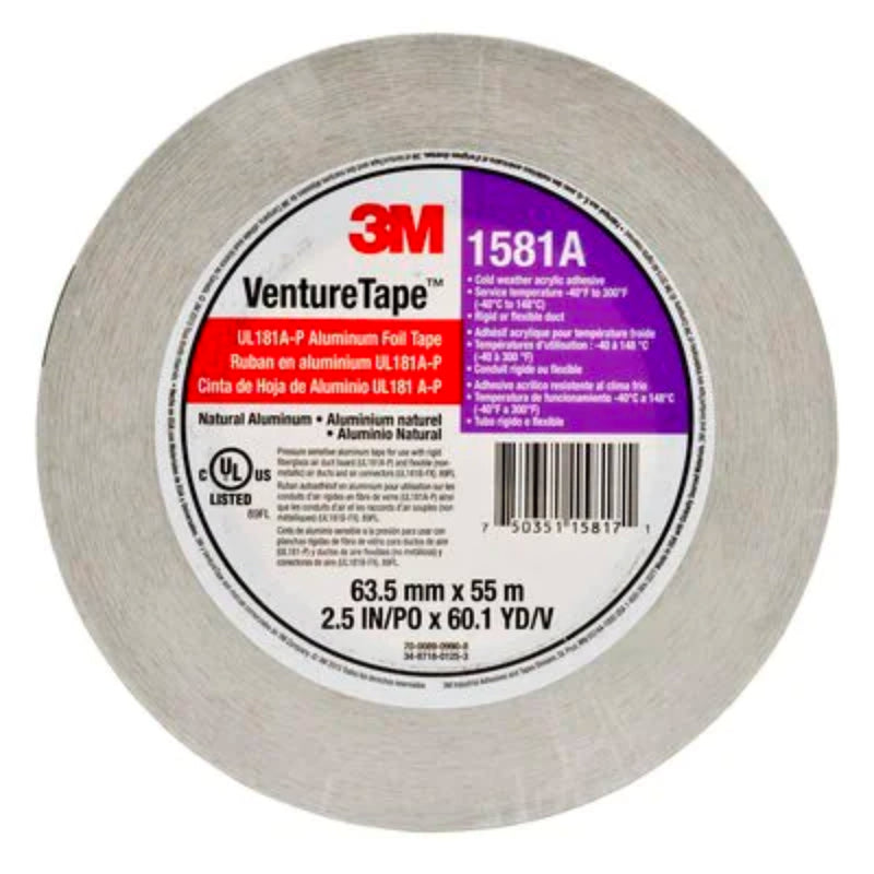 3M Venture Tape 1581A Aluminum Foil Tape