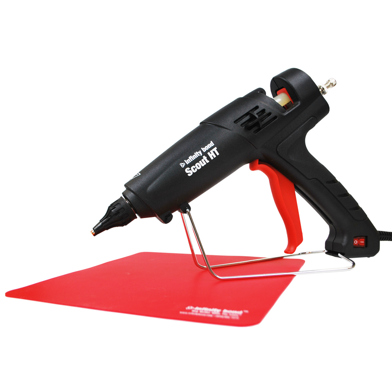 Infinity Bond Scout HT Hot Melt Glue Gun with Silicone Drip Mat