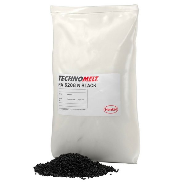 20 kg Sack of Henkel Technomelt PA 6208 Black Plastic Bonding Hot Melt