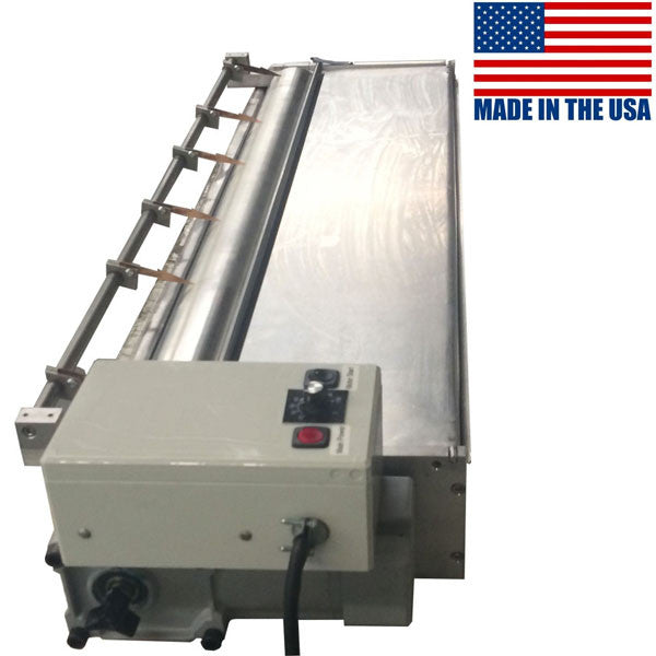 Large adhesive roller for cold glue